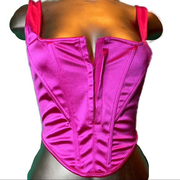 Pink Vamp Bustier Corset Top - Picture 3 of 7